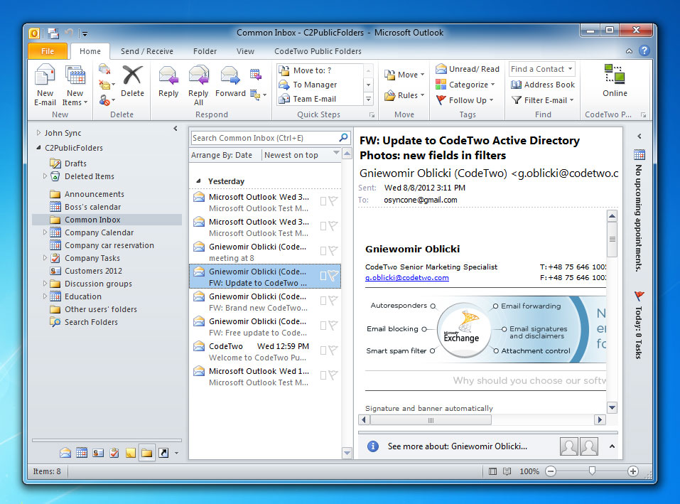view inbox folder size outlook for mac